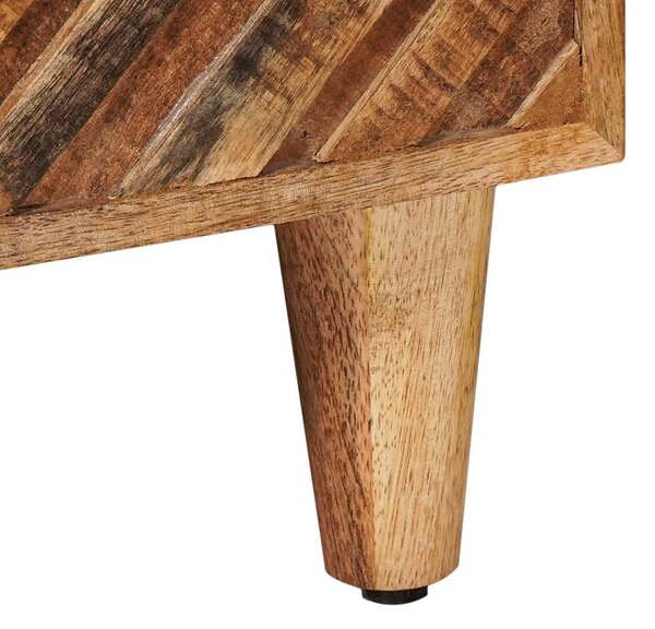 VidaXL Éjjeli asztal fiókkal Barna 50 x 33 x 60 cm Tömör Mangófát