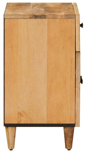 VidaXL Éjjeli asztal fiókkal Barna 50 x 33 x 60 cm Tömör Mangófát