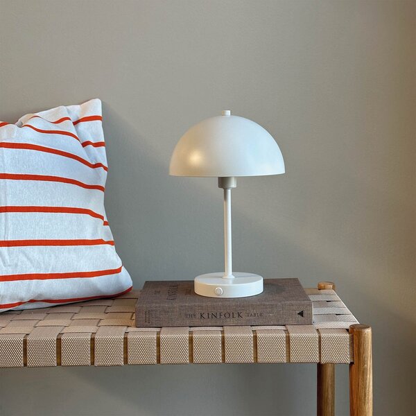 Asztali lámpa Dyberg Larsen, Stockholm, dimmable, Bézs, Nappali, Fém, Skandináv
