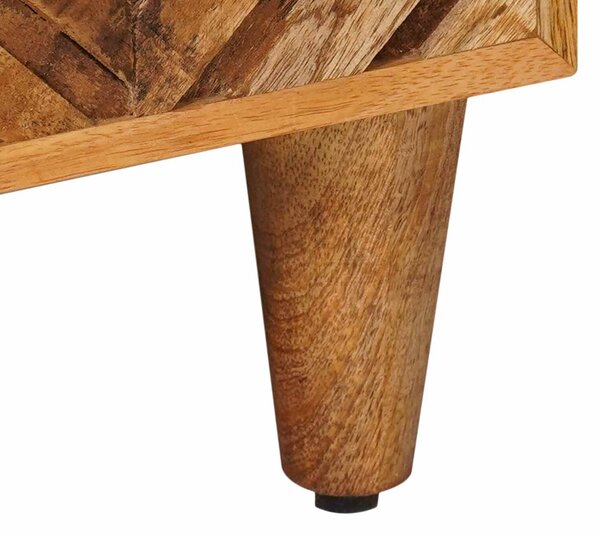 VidaXL Tároló szekrények Barna 105 x 33,5 x 46 cm Tömör Mangófát