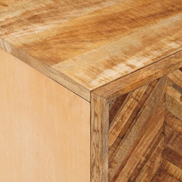 VidaXL Tároló szekrények Barna 105 x 33,5 x 46 cm Tömör Mangófát