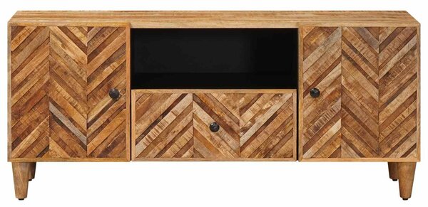 VidaXL Tároló szekrények Barna 105 x 33,5 x 46 cm Tömör Mangófát