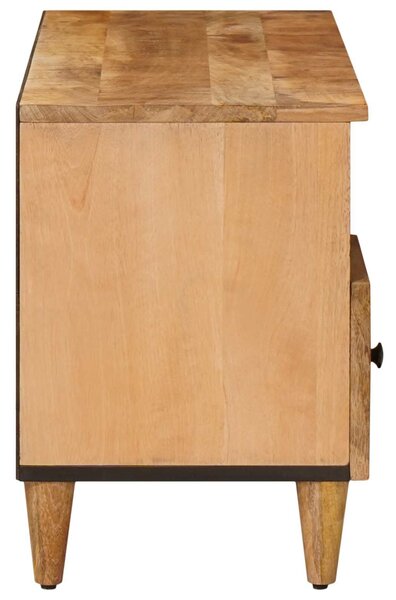 VidaXL Tároló szekrények Barna 100 x 33,5 x 46 cm Tömör Mangófát