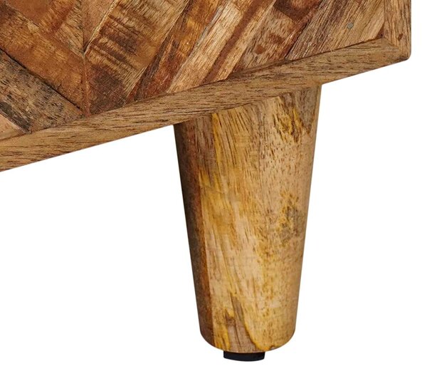 VidaXL Tároló szekrények Barna 100 x 33,5 x 46 cm Tömör Mangófát