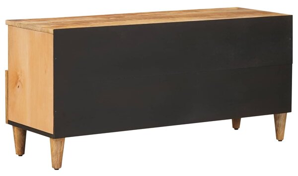 VidaXL Tároló szekrények Barna 100 x 33,5 x 46 cm Tömör Mangófát