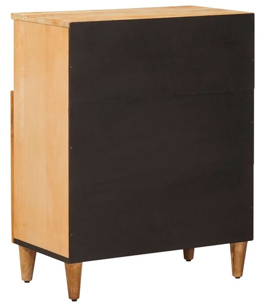 VidaXL Tároló szekrények Barna 60 x 33,5 x 75 cm Tömör Mangófát