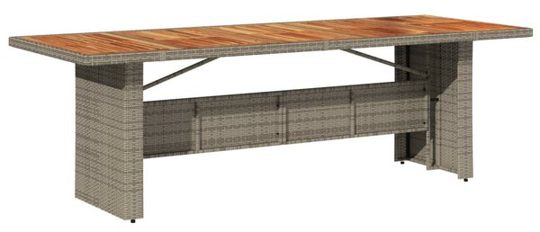VidaXL 11 részes szürke polyrattan kerti ülőgarnitúra párnákkal