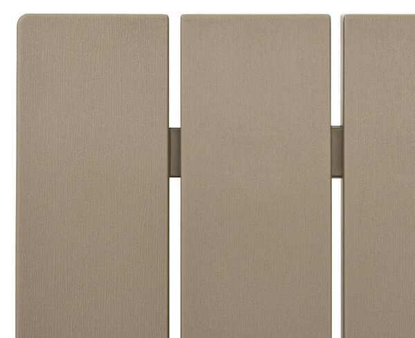 Világosbarna polipropilén kerti adirondack szék 75x88,5x89,5 cm
