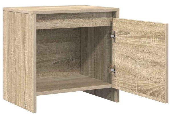 2 db sonoma tölgy éjjeliszekrény 45x34x44,5 cm