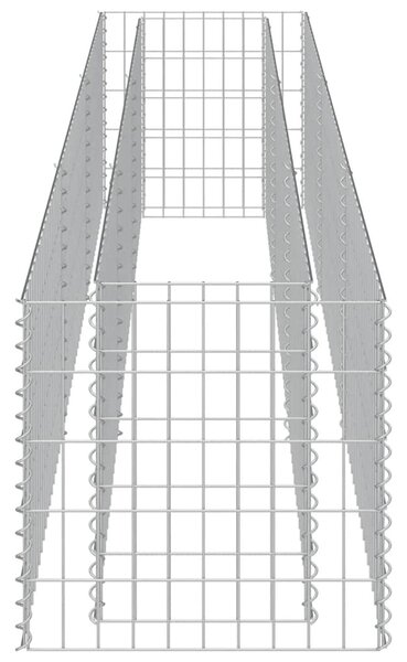 Horganyzott acél gabion magaságyás 270 x 50 x 50 cm
