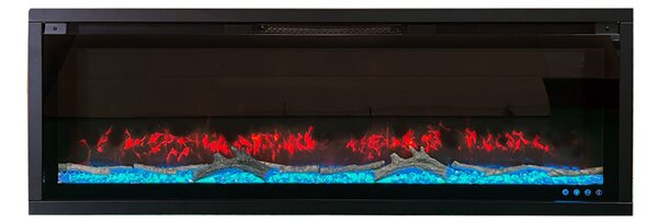 Elektromos kandalló, VERSALYS XS, ElectricSun, falra szerelhető, szabadon álló vagy beépíthető kivitelezéssel, hanghatással, 10 szín, telefonos alkalm