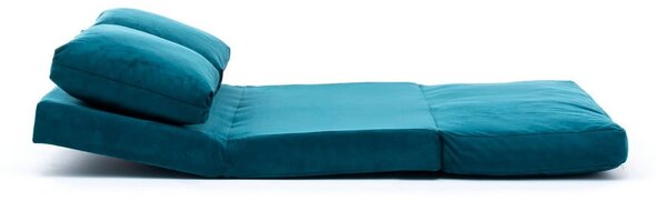 Petróleumkék kinyitható kanapé 120 cm Taida – Balcab Home