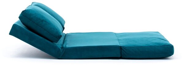 Petróleumkék kinyitható kanapé 120 cm Taida – Balcab Home