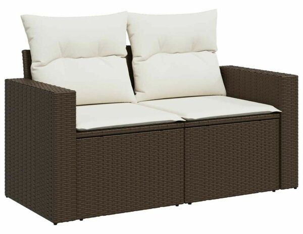 VidaXL Polyrattan Kerti Ülőgarnitúra - 9 részes - Barna