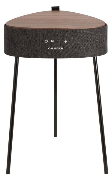 Kávézóasztal beépített hangszóróval, Speaker Table 180º, CREATE, wenge
