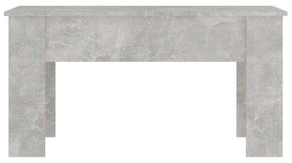 Betonszürke szerelt fa dohányzóasztal 101 x 49 x 52 cm