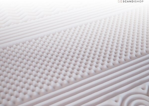 Hab matrac DELUXE 90 x 200 cm Matracvédő: Matracvédő nélkül