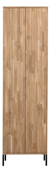 Black Friday - Natúr színű tölgyfa szekrény 60x210 cm Gravure – WOOOD
