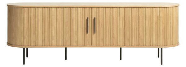 Black Friday - Natúr színű TV-állvány tölgyfa dekorral 56x180 cm Nola – Unique Furniture