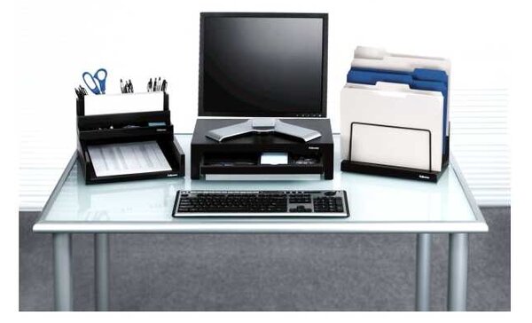 Fellowes Designer Suites monitorállvány, fekete