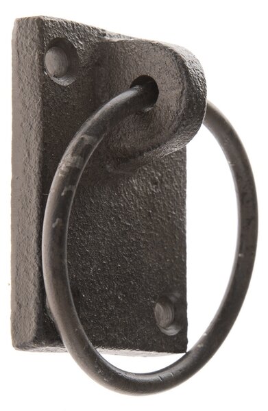 Öntöttvas fogantyú Kör fekete, 7 x 5,3 cm