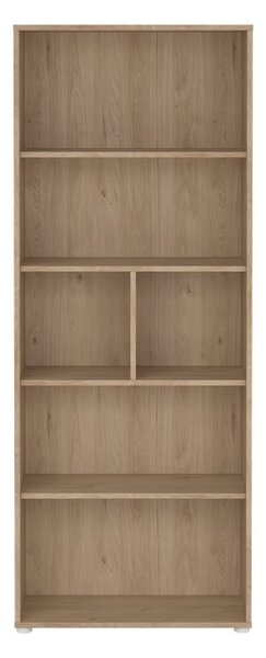 Black Friday - Natúr színű könyvespolc tölgyfa dekorral 80x205 cm Sign – Tvilum