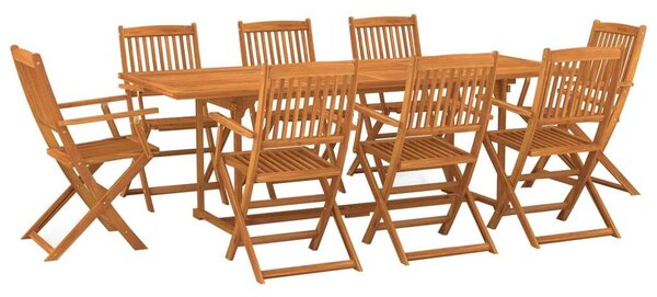 Akácfa Kerti Étkezőszett - 8 Szék - 220cm Asztal