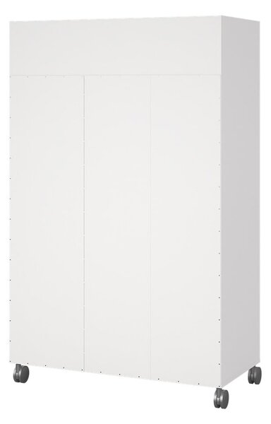 Fehér-bézs ruhásszekrény 100x160 cm Kit – Tvilum