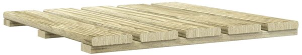 VidaXL Faszegély járólap 24 db Zöld 50 x 50 cm Zöld Impregnált Fenyő