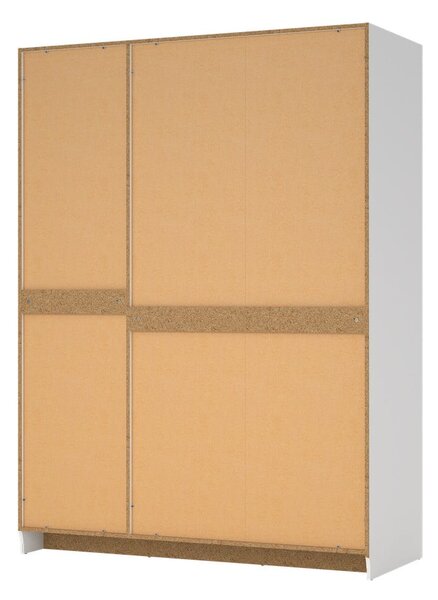 Fehér ruhásszekrény 147x200 cm Billund – Tvilum