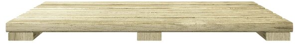 VidaXL Faszegély járólap 24 db Zöld 50 x 50 cm Zöld Impregnált Fenyő