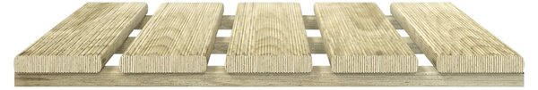 VidaXL Faszegély járólap 24 db Zöld 50 x 50 cm Zöld Impregnált Fenyő
