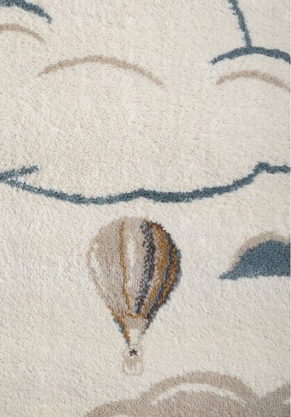 Krémszínű gyerek szőnyeg 120x170 cm Hot Air Balloon – Hanse Home