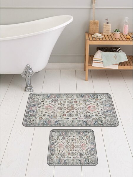 Szürke fürdőszobai kilépő szett 2 db-os 60x100 cm – Mila Home