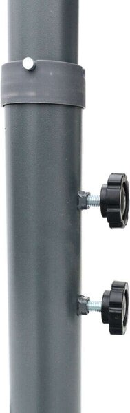 ROJAPLAST 8080 függő napernyő, hajtókarral - barna - ø 350 cm ()