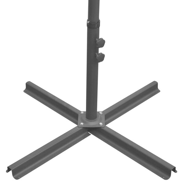 VidaXL Karos Napernyő - Zöld - 3,5m