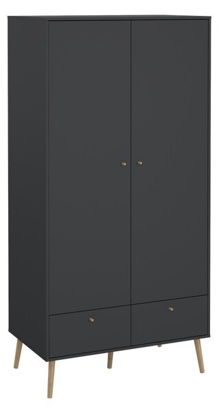 Antracitszürke ruhásszekrény 99x200 cm Bodo – Tvilum