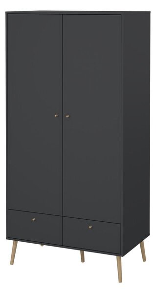 Antracitszürke ruhásszekrény 99x200 cm Bodo – Tvilum
