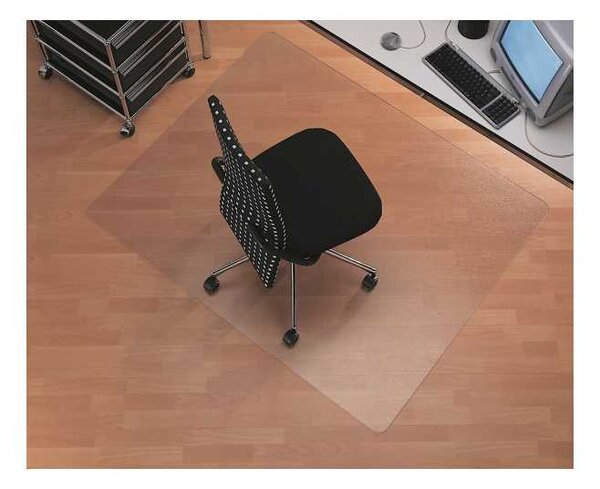 RS Office Dura Grip Meta szék szőnyeg 130 x 120 cm - kemény padlóra, átlátszó