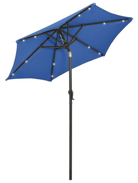 Blumfeldt Azúrkék Napernyő - LED - 200cm