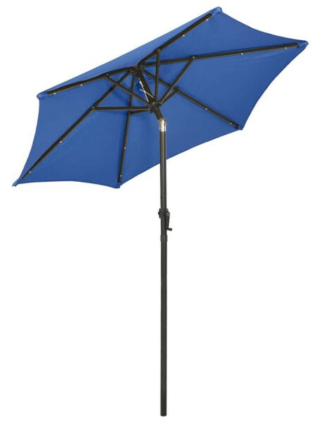 Blumfeldt Azúrkék Napernyő - LED - 200cm
