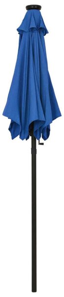 Blumfeldt Azúrkék Napernyő - LED - 200cm