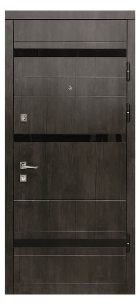 PRO LINE Shadow Moon Beltéri acél bejárati ajtó, MDF borítással