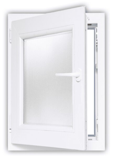 DANUSA WDS BASIC 60x90 cm, egyszárnyú műanyag ablak, bukó-nyíló