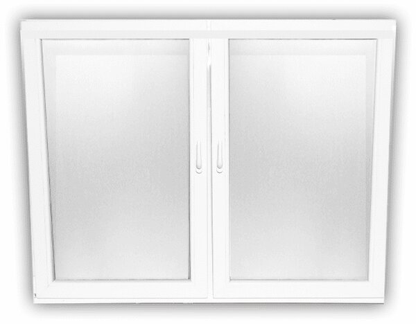 DANUSA WDS BASIC 150x150 cm, kétszárnyú műanyag ablak, bukó-nyíló