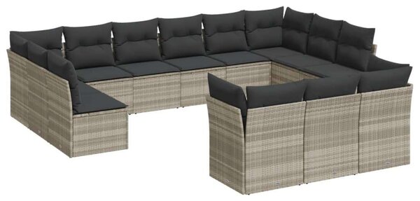 VidaXL Polyrattan Kerti Ülőgarnitúra - 13 részes