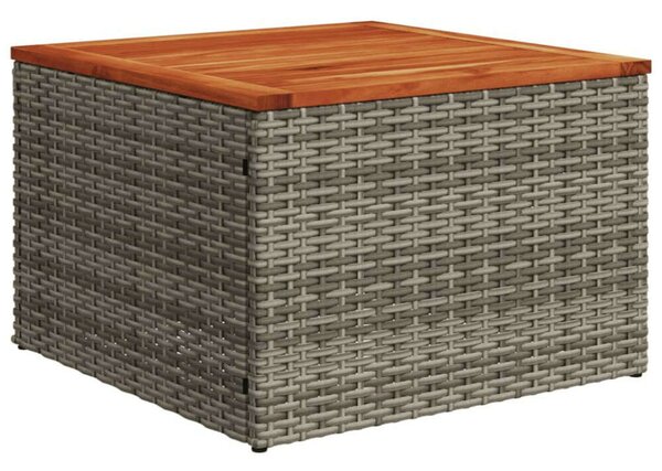 VidaXL Polyrattan Kerti Ülőgarnitúra - 10 részes - Szürke