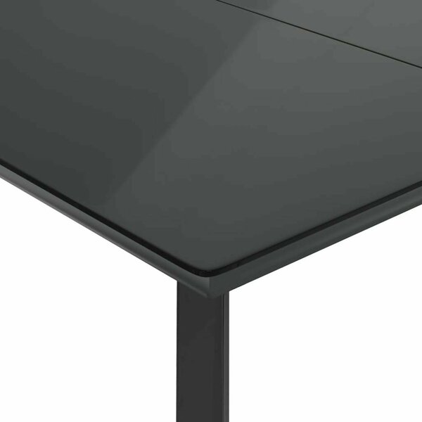 VidaXL Polyrattan Kerti Étkezőgarnitúra - 7 részes - Szürke
