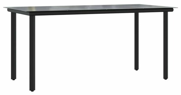 VidaXL Polyrattan Kerti Étkezőgarnitúra - 7 részes - Szürke