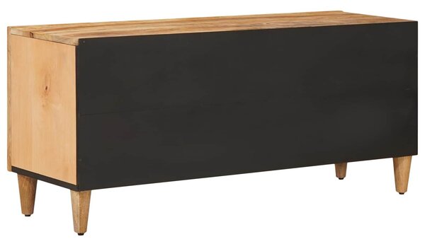 VidaXL Tároló szekrények Barna 105 x 33,5 x 46 cm Tömör Mangófát